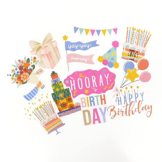 Birthday Die Cut Stickers by Recollections™